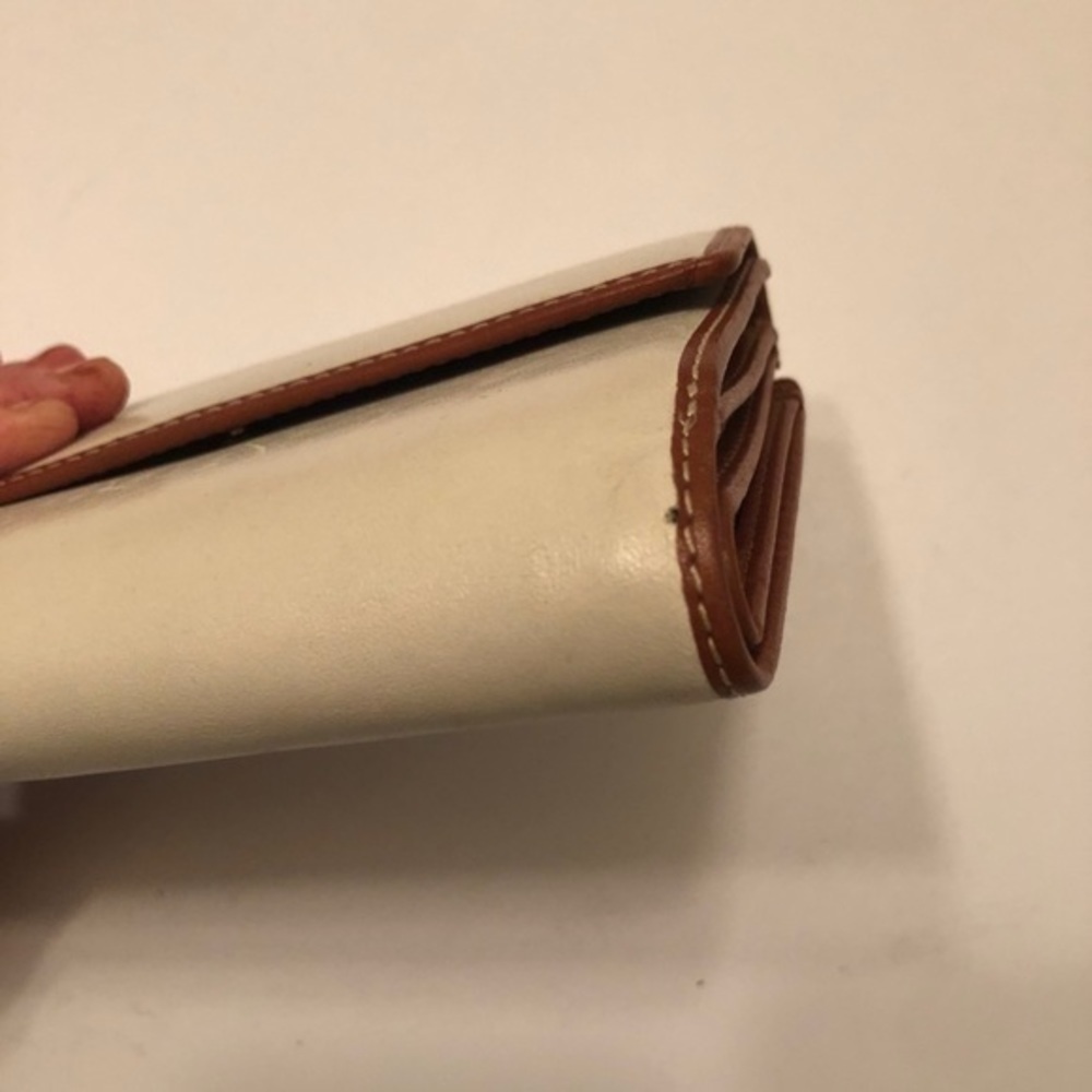 Coach brown and white leather wallet - Picture 13 of 13